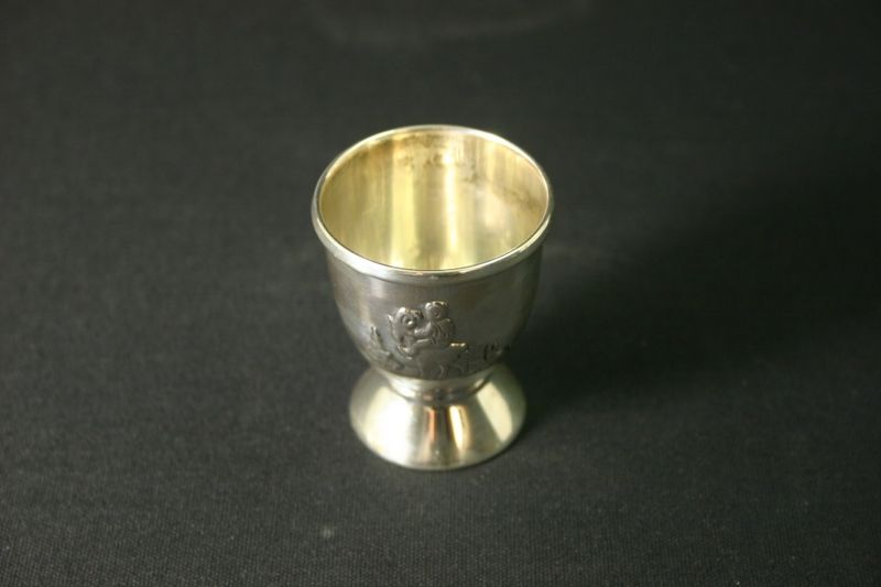 Nils og Blåmann eggeglass
