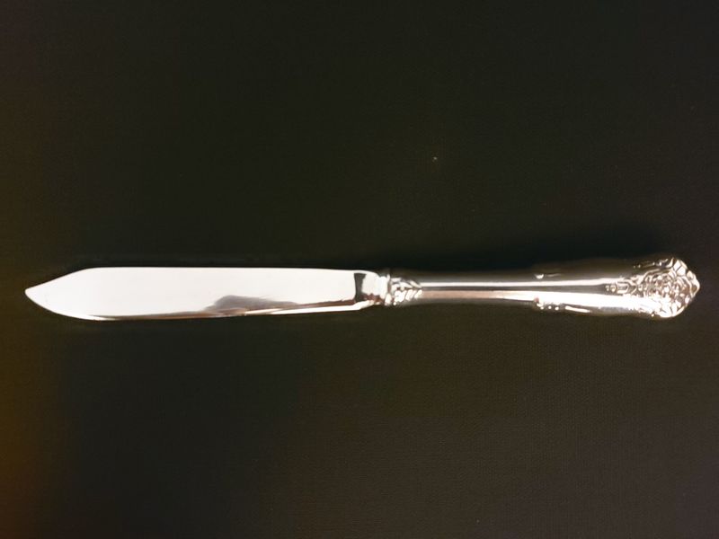 Hardanger liten fiskekniv med sølvklinge