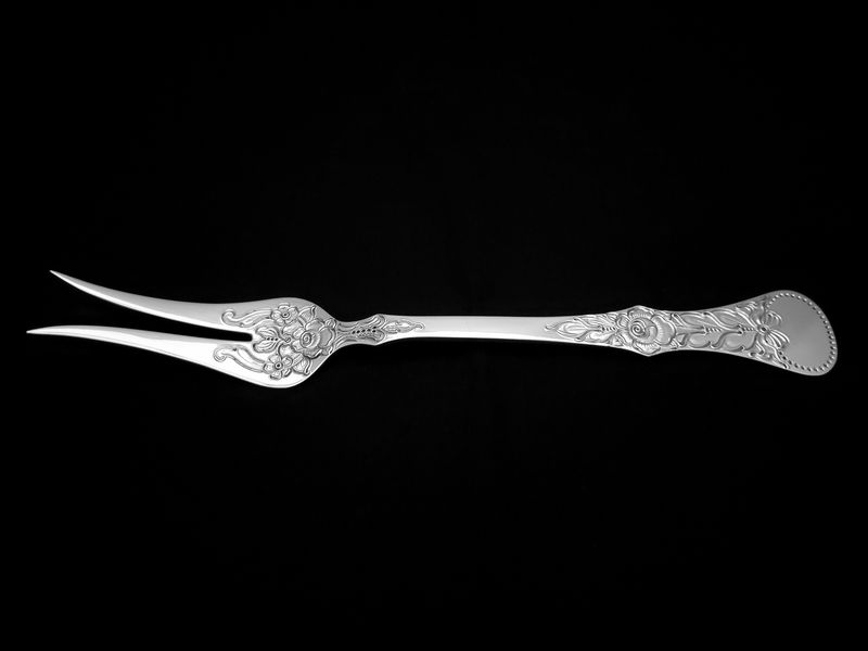 Flat rose anretningsgaffel - ny serie