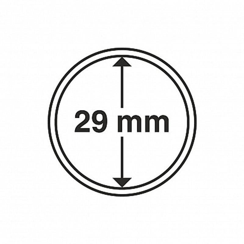 Myntkapsler runde - 10 stk